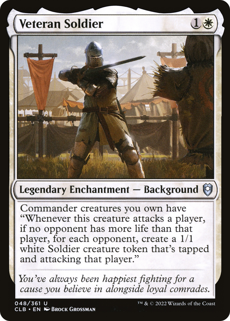 Image of Veteran Soldier [Commander Legends: Battle for Baldur's Gate]