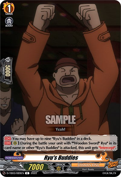 Image of Ryu's Buddies (D-TB03/089EN) [Shaman King]