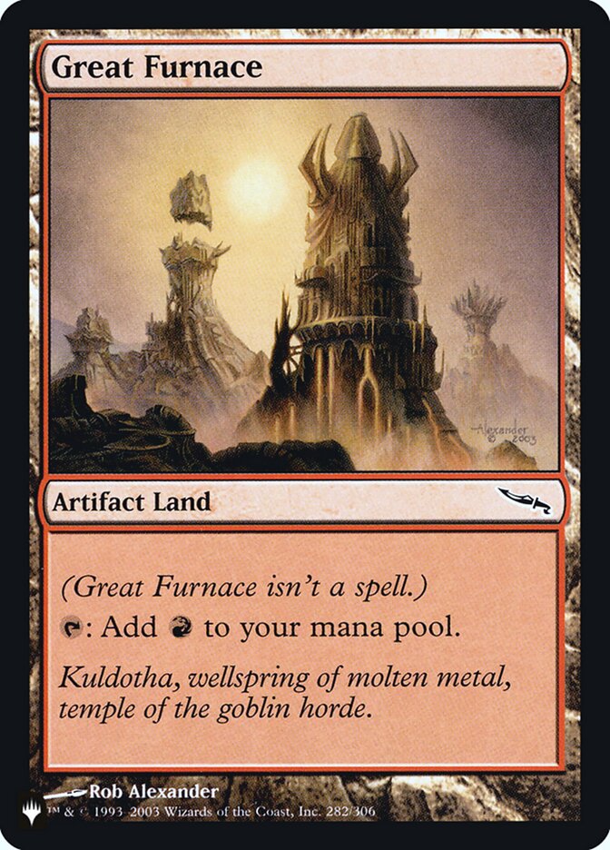 Image of Great Furnace [Secret Lair: Heads I Win, Tails You Lose]