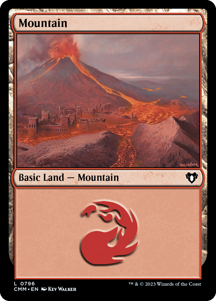 Image of Mountain (796) [Commander Masters]