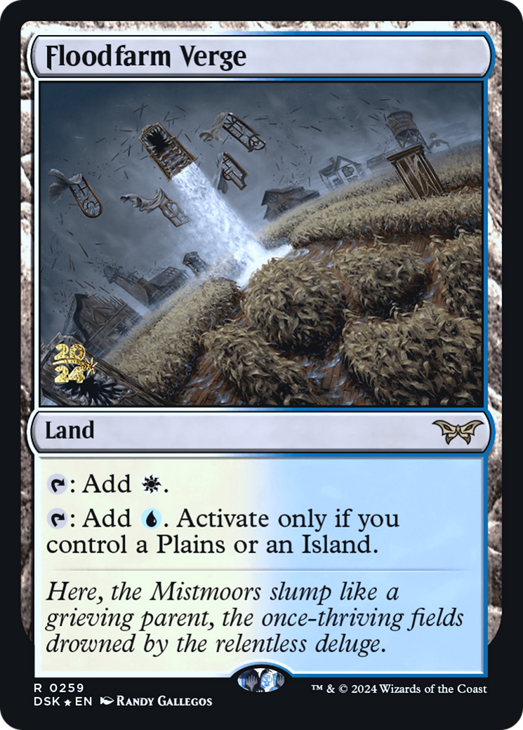 Image of Floodfarm Verge [Duskmourn: House of Horror Prerelease Promos]