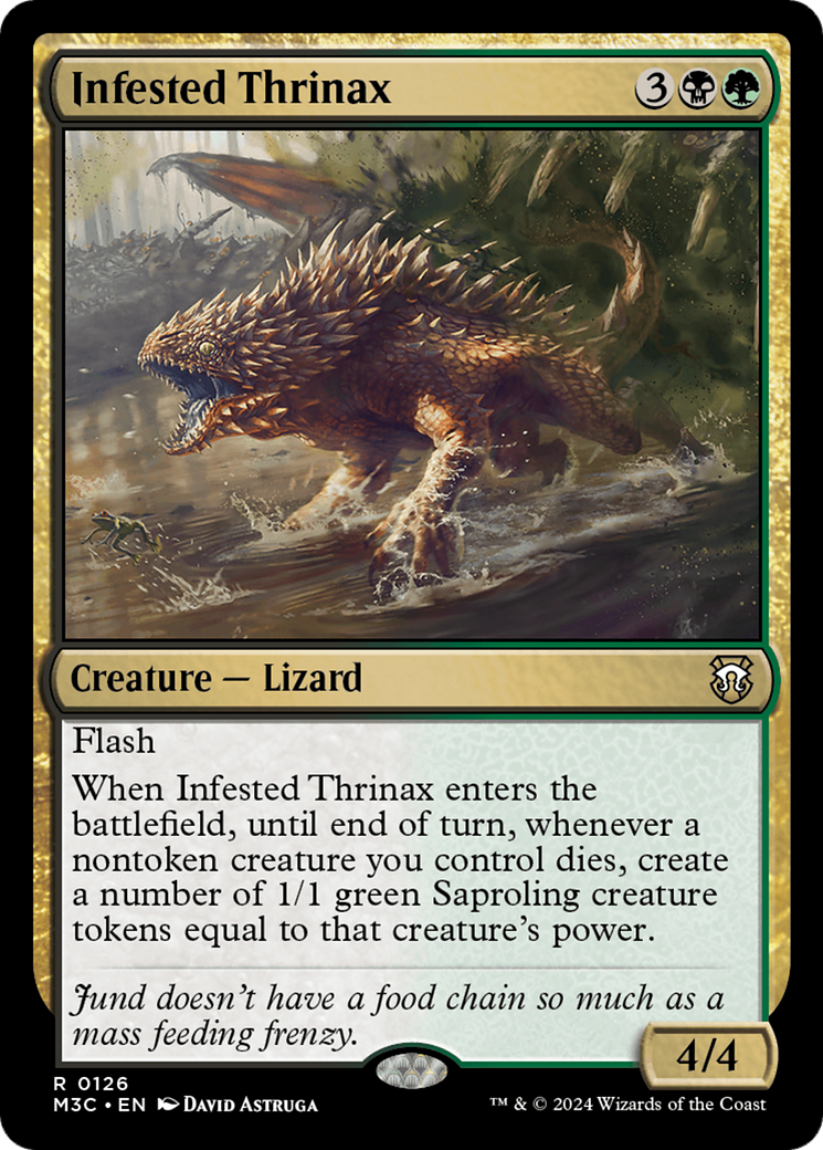 Image of Infested Thrinax [Modern Horizons 3 Commander]