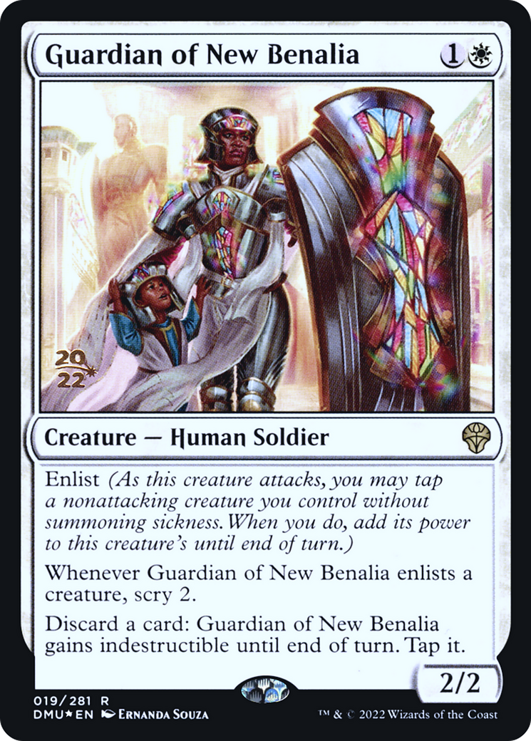 Image of Guardian of New Benalia [Dominaria United Prerelease Promos]