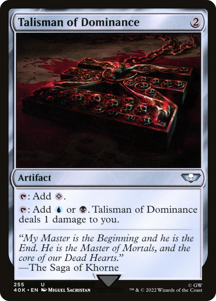 Image of Talisman of Dominance (255) [Warhammer 40,000]