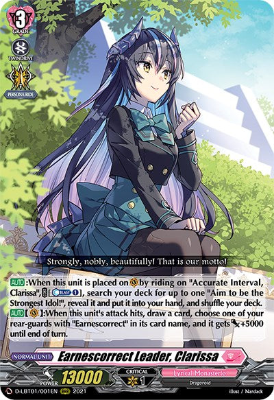 Image of Earnescorrect Leader, Clarissa (D-LBT01/001EN) [Lyrical Melody]