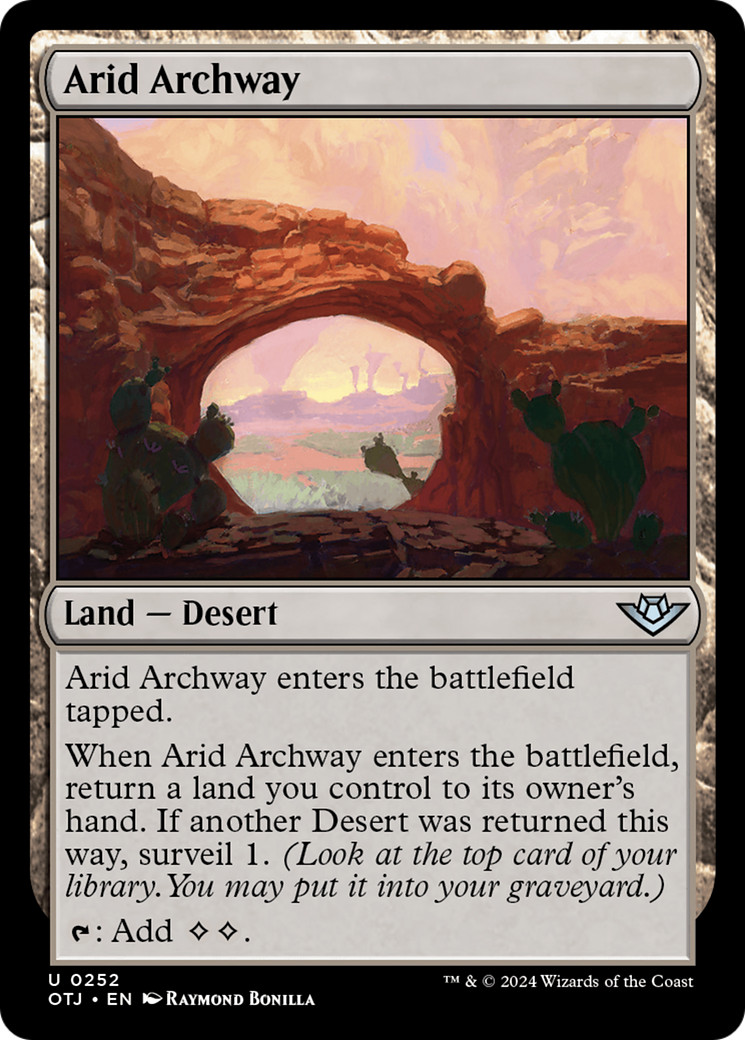 Image of Arid Archway [Outlaws of Thunder Junction]