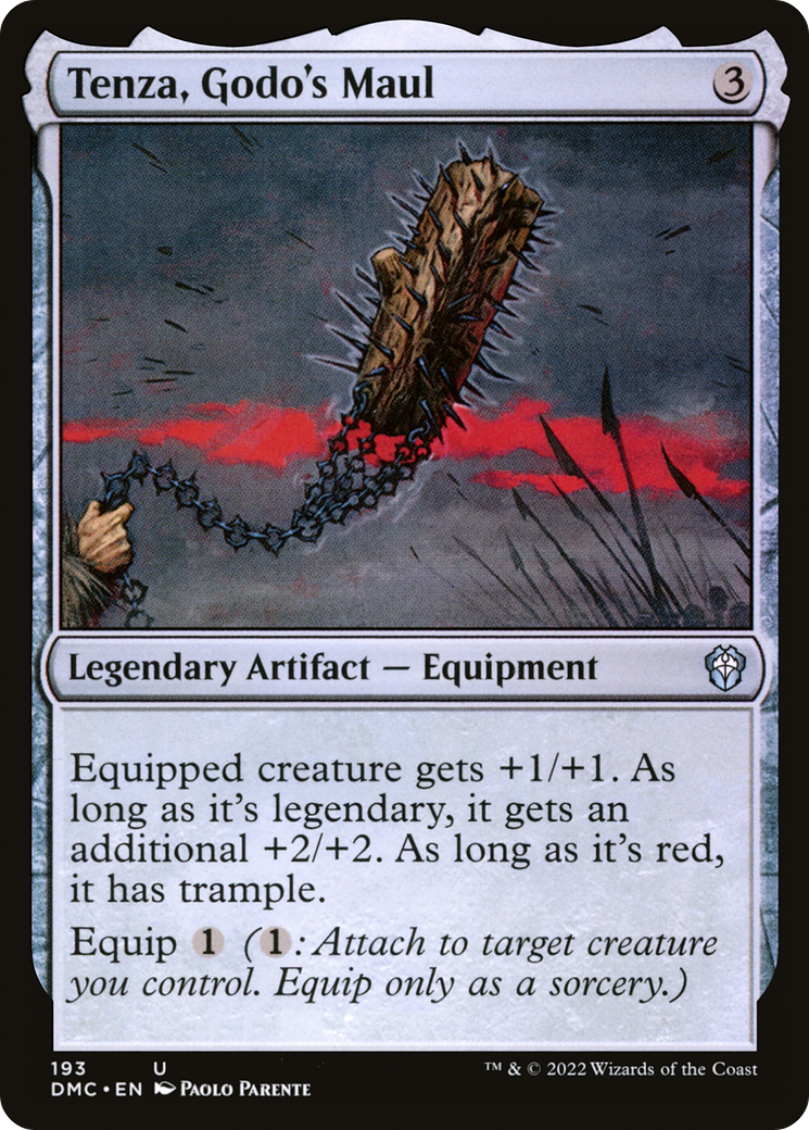 Image of Tenza, Godo's Maul [Dominaria United Commander]