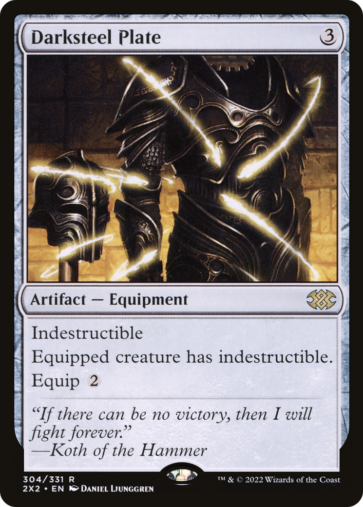 Image of Darksteel Plate [Double Masters 2022]