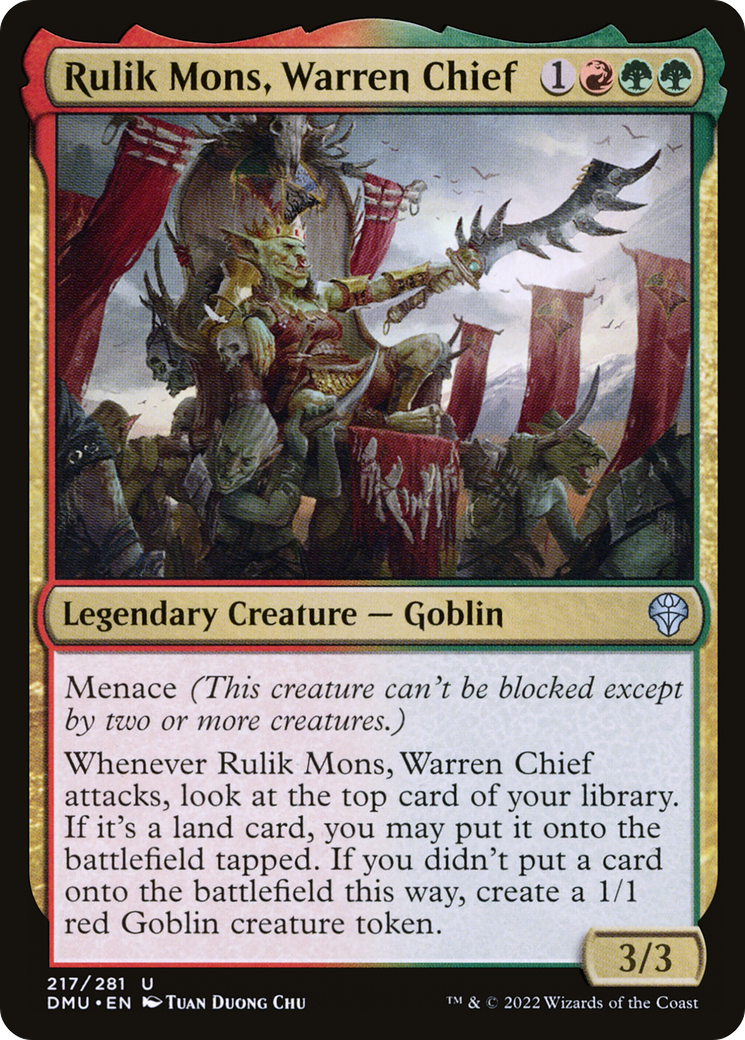 Image of Rulik Mons, Warren Chief [Dominaria United]
