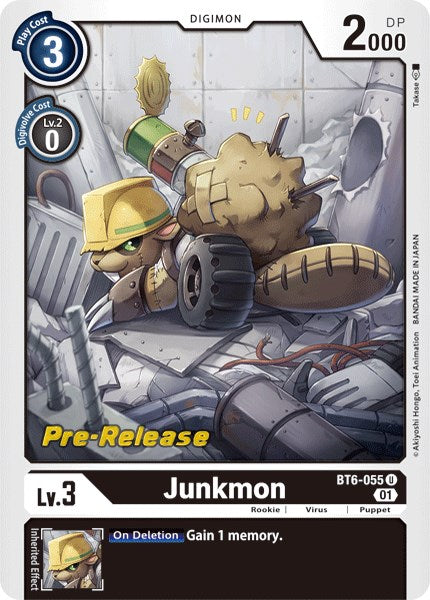 Image of Junkmon [BT6-055] [Double Diamond Pre-Release Cards]