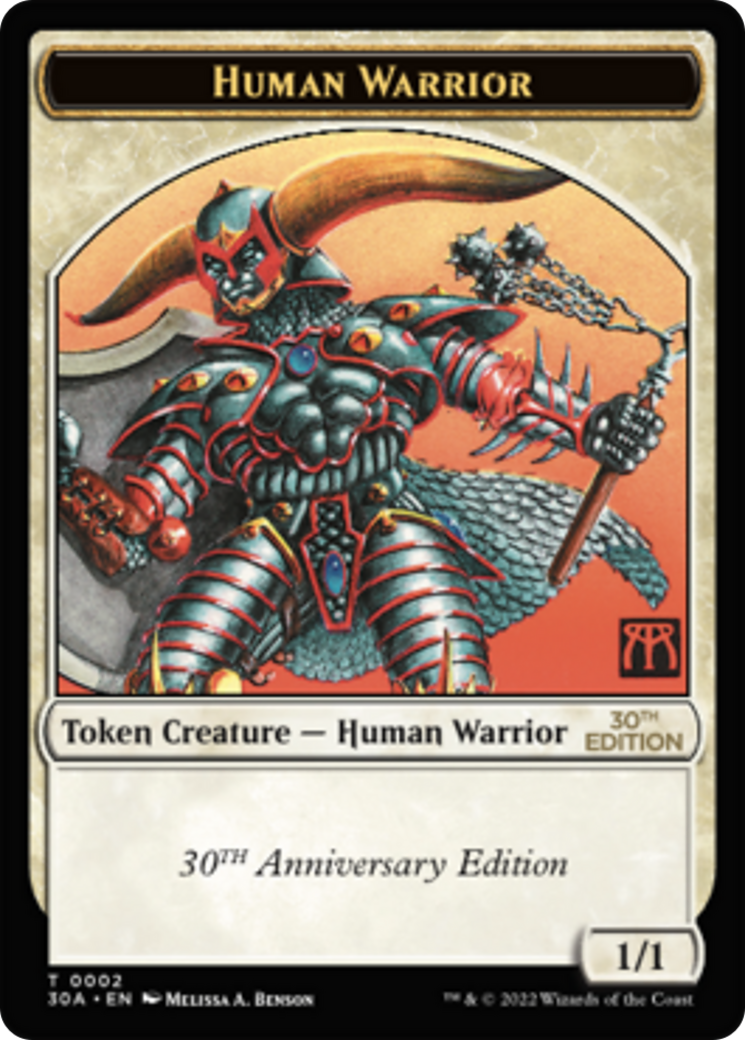 Image of Human Warrior Token [30th Anniversary Tokens]