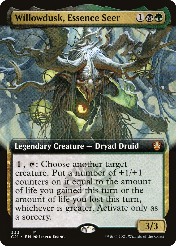 Image of Willowdusk, Essence Seer (Extended Art) [Commander 2021]