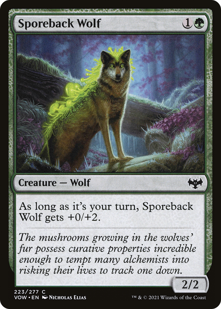 Image of Sporeback Wolf [Innistrad: Crimson Vow]
