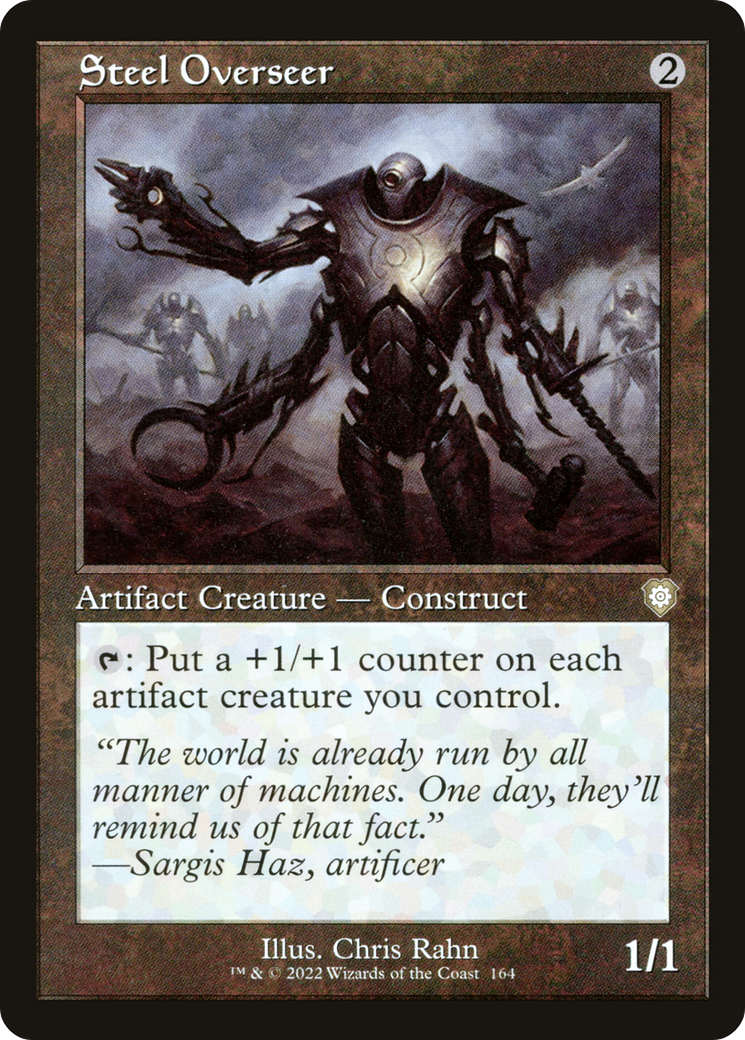 Image of Steel Overseer (Retro) [The Brothers' War Commander]