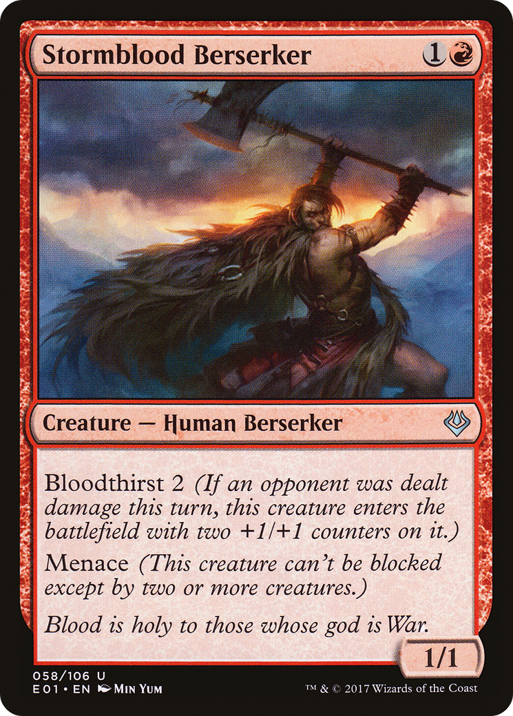 Image of Stormblood Berserker [Archenemy: Nicol Bolas]