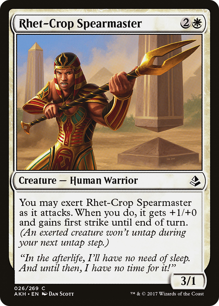 Image of Rhet-Crop Spearmaster [Amonkhet]