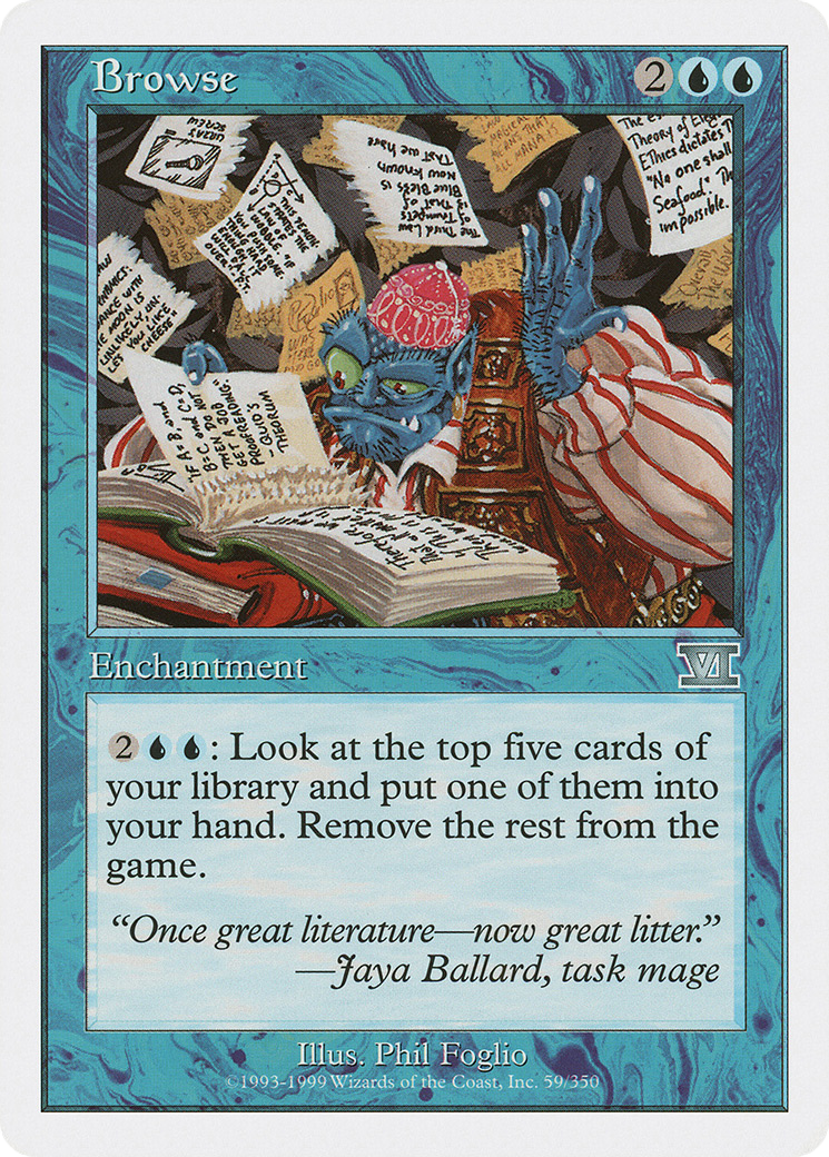Image of Browse [Classic Sixth Edition]