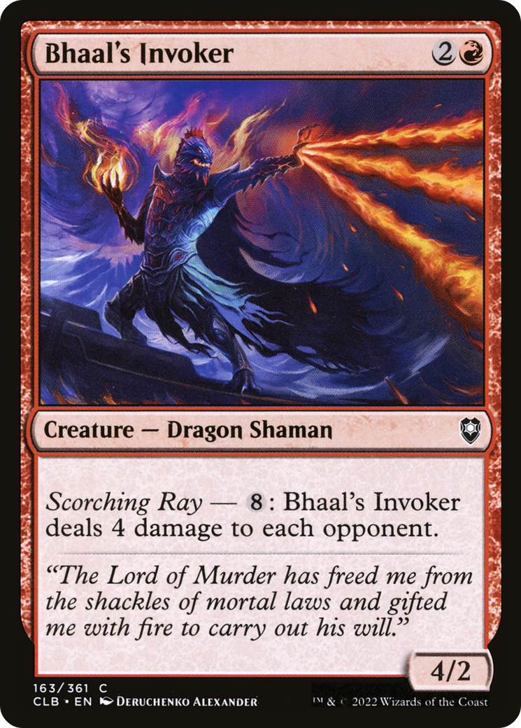 Image of Bhaal's Invoker [Commander Legends: Battle for Baldur's Gate]