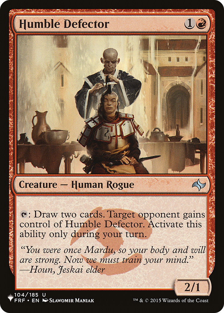Image of Humble Defector [The List]