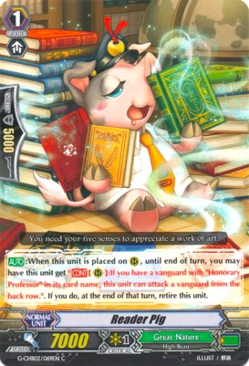 Image of Reader Pig (G-CHB02/069EN) [We ARE!!! Trinity Dragon]