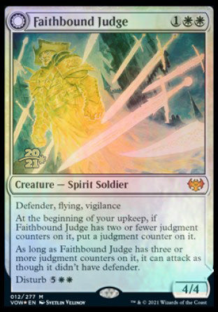 Image of Faithbound Judge // Sinner's Judgment [Innistrad: Crimson Vow Prerelease Promos]