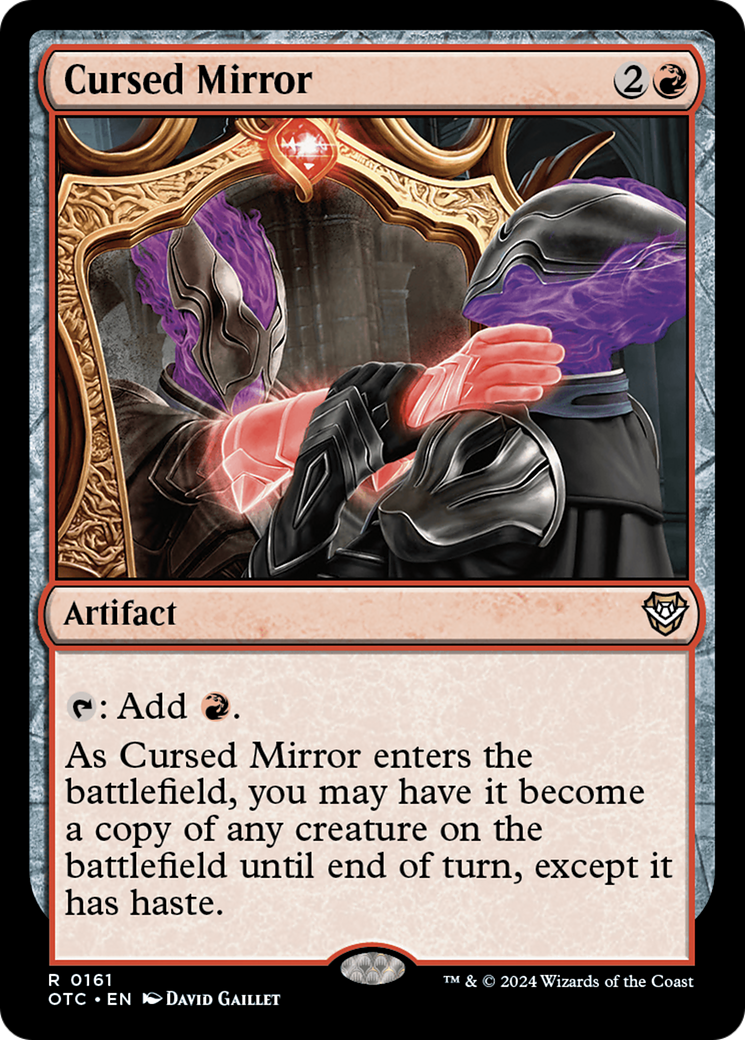Image of Cursed Mirror [Outlaws of Thunder Junction Commander]