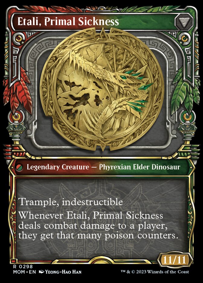 Image of Etali, Primal Conqueror // Etali, Primal Sickness (Showcase Planar Booster Fun) [March of the Machine]