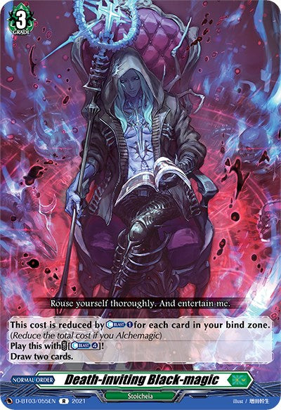 Image of Death-inviting Black-magic (D-BT03/055EN) [Advance of Intertwined Stars]