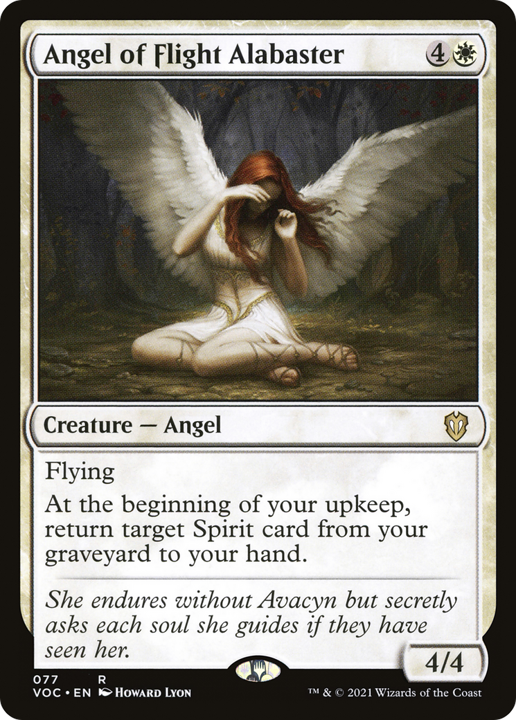 Image of Angel of Flight Alabaster [Innistrad: Crimson Vow Commander]