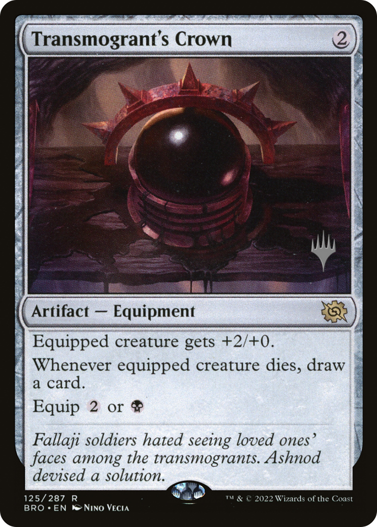 Image of Transmogrant's Crown (Promo Pack) [The Brothers' War Promos]
