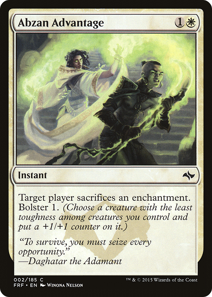 Image of Abzan Advantage [Fate Reforged]