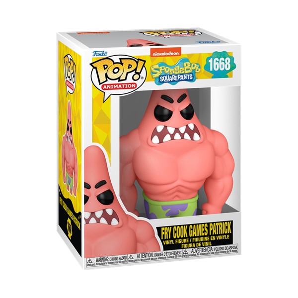 Image of Funko Pop! Television: Fry Cook Games Patrick with Miscles (25th Anniversary) #1668
