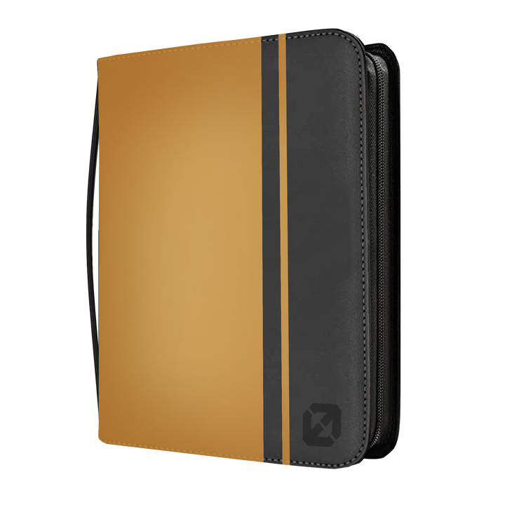 Image of BLACK-GOLD TOPLOADER BINDER 3X3 EVORETRO SHIELD+