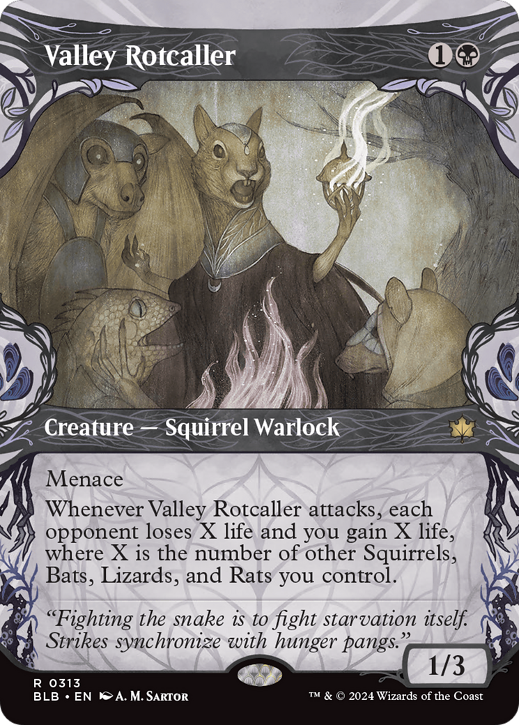 Image of Valley Rotcaller (Showcase) [Bloomburrow]