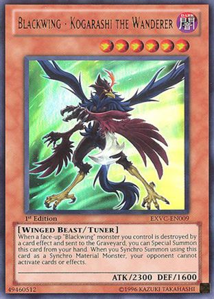 Image of Blackwing - Kogarashi the Wanderer [EXVC-EN009] Ultra Rare