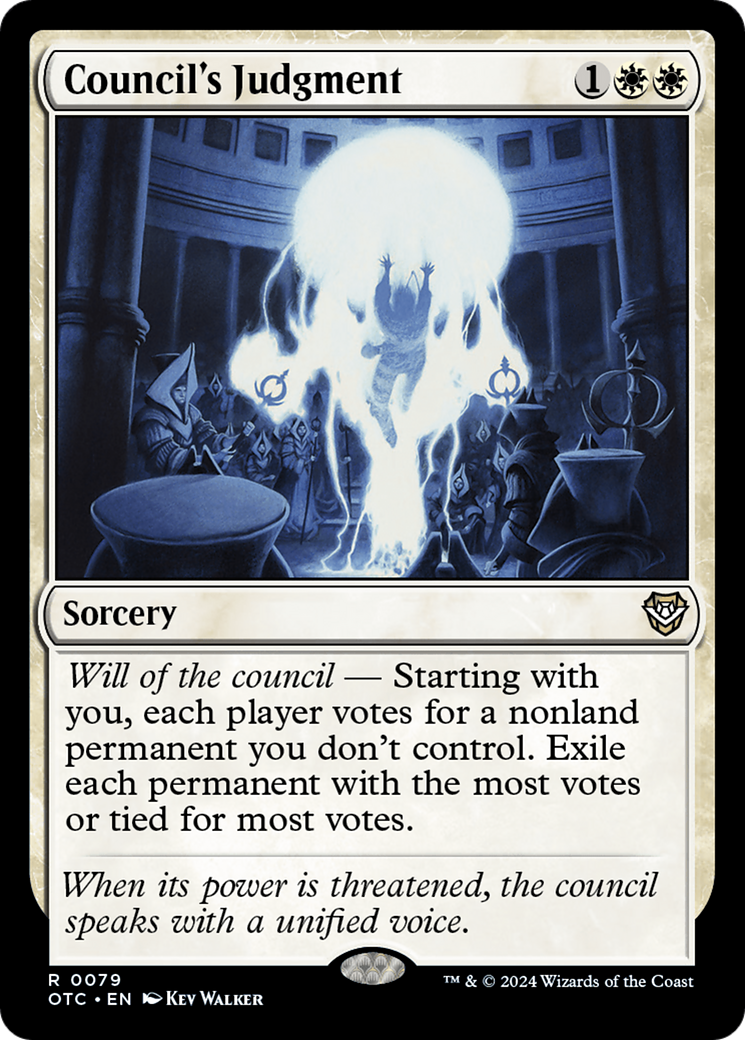 Image of Council's Judgment [Outlaws of Thunder Junction Commander]