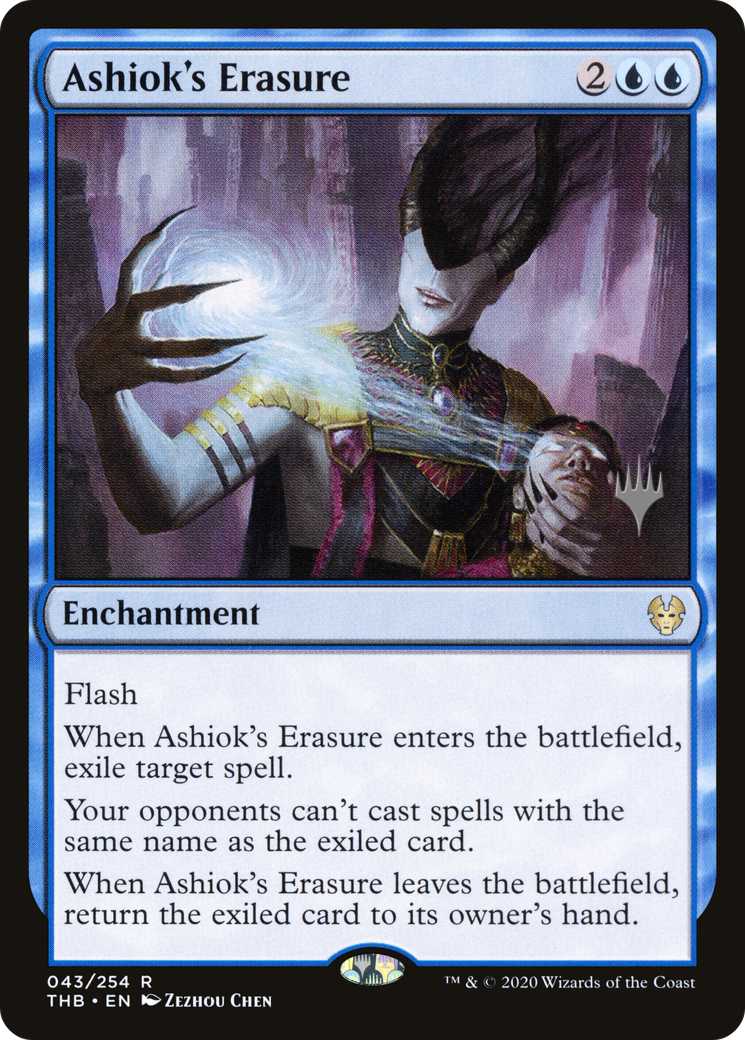 Image of Ashiok's Erasure (Promo Pack) [Theros Beyond Death Promos]
