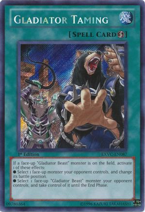 Image of Gladiator Taming [EXVC-EN087] Secret Rare