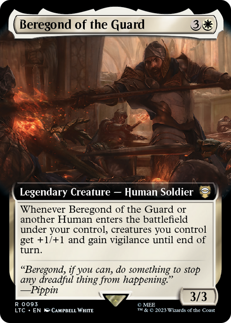 Image of Beregond of the Guard (Extended Art) [The Lord of the Rings: Tales of Middle-Earth Commander]