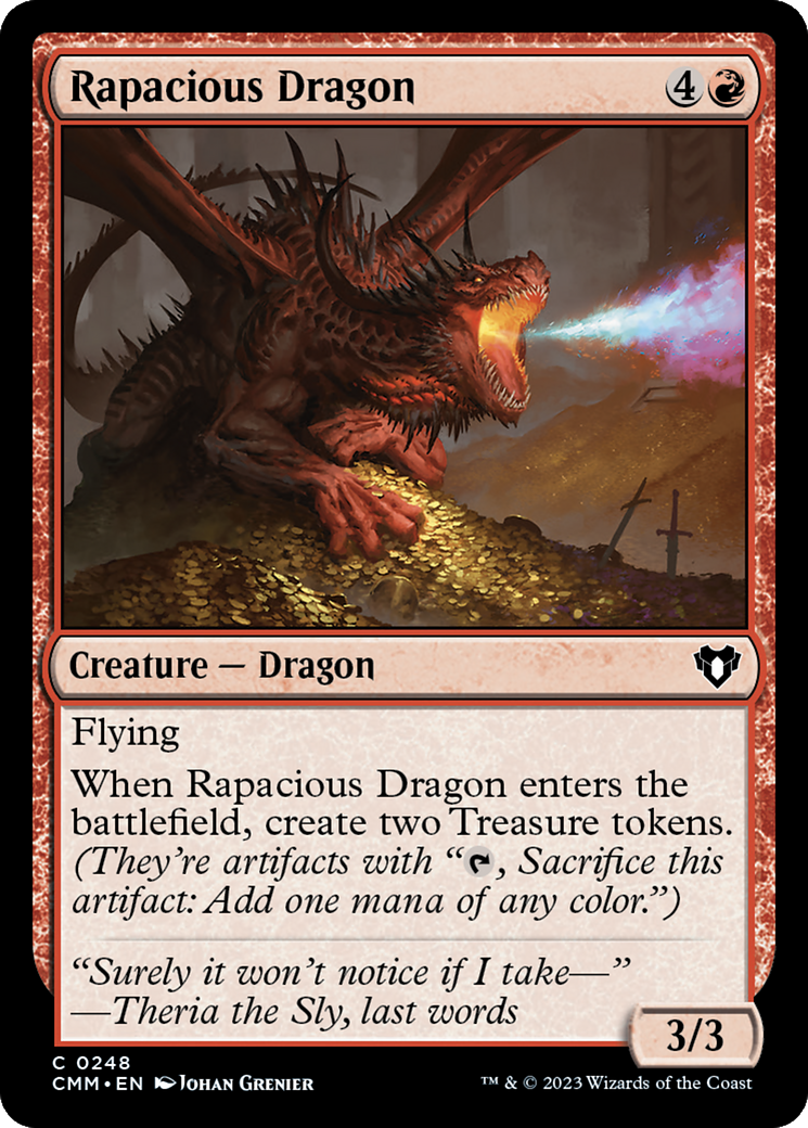Image of Rapacious Dragon [Commander Masters]