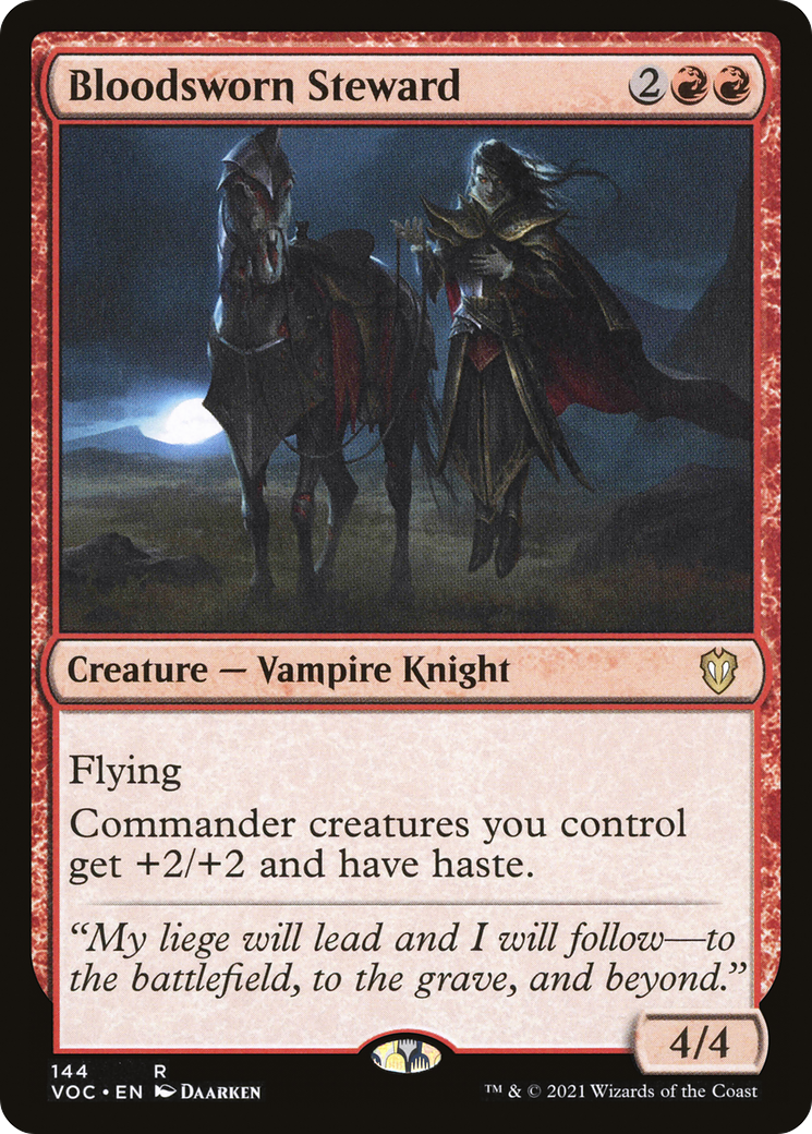 Image of Bloodsworn Steward [Innistrad: Crimson Vow Commander]