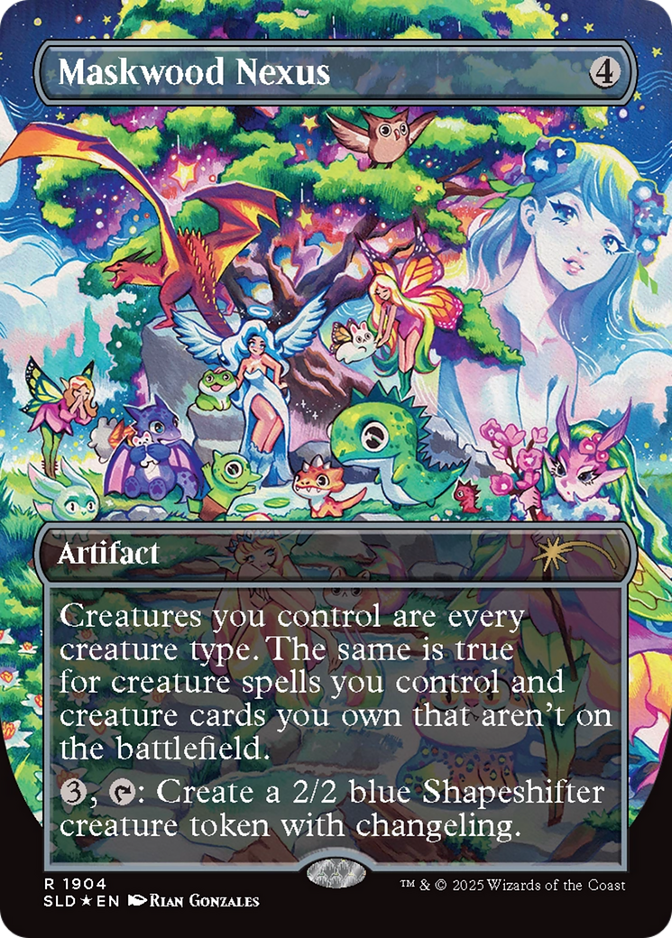 Image of Maskwood Nexus (Double Rainbow Foil) [Secret Lair Drop Series]