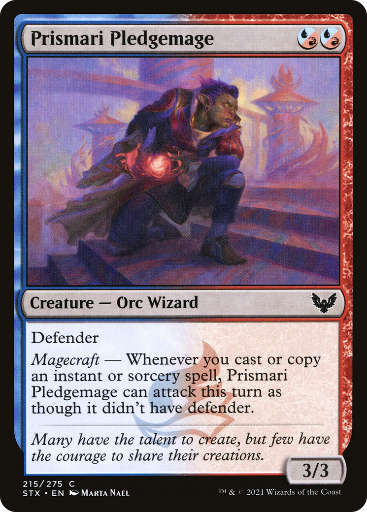 Image of Prismari Pledgemage [Strixhaven: School of Mages]