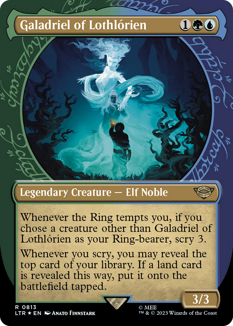 Image of Galadriel of Lothlorien (Showcase) (Surge Foil) [The Lord of the Rings: Tales of Middle-Earth]