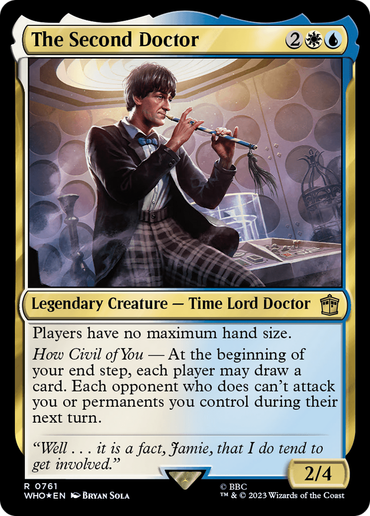 Image of The Second Doctor (Surge Foil) [Doctor Who]