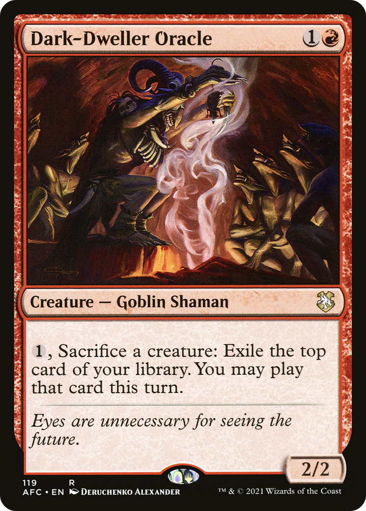 Image of Dark-Dweller Oracle [Dungeons & Dragons: Adventures in the Forgotten Realms Commander]