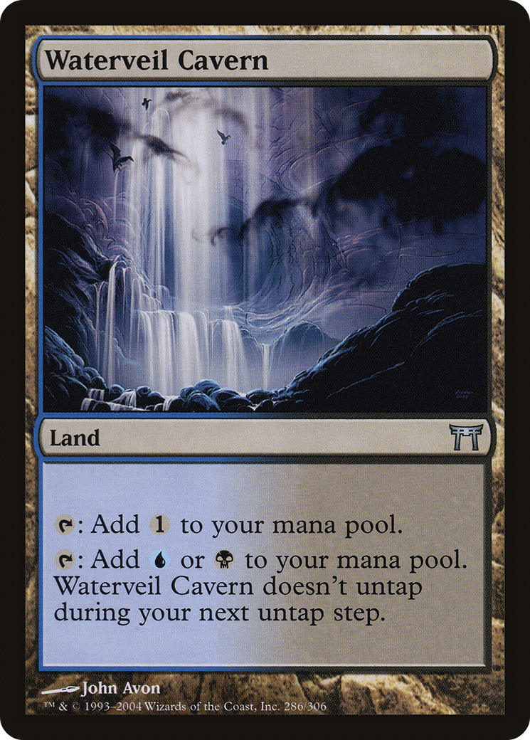 Image of Waterveil Cavern [Champions of Kamigawa]