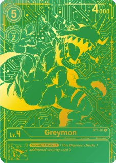 Image of Greymon [ST1-07] (2021 Championship Finals Top 16) [Starter Deck: Gaia Red Promos]