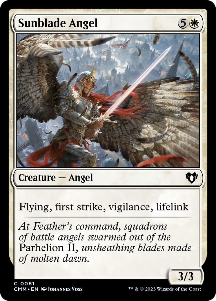 Image of Sunblade Angel [Commander Masters]