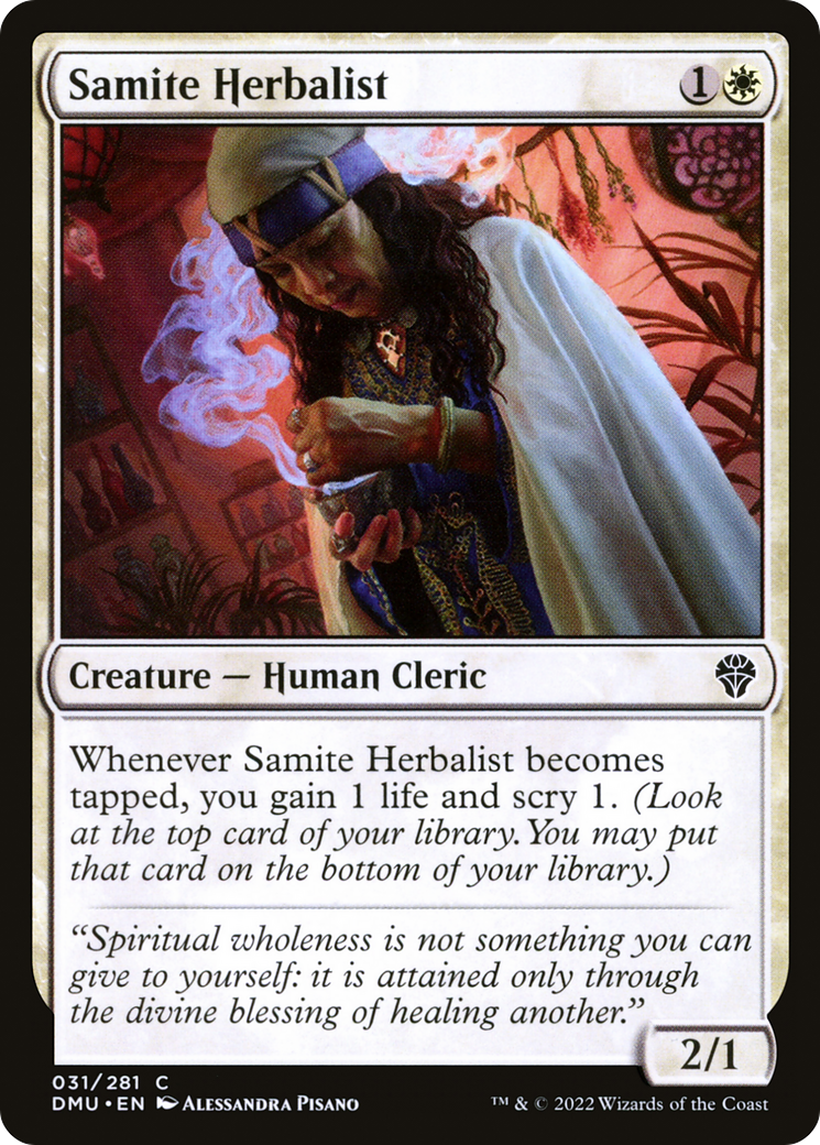 Image of Samite Herbalist [Dominaria United]